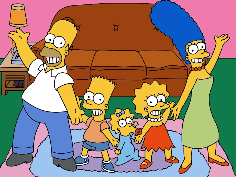 Seriál Simpsonovi. 