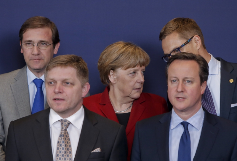 Čtvrteční summit v Bruselu. Angela Merkelová, Alexander Stubb (vpravo vzadu), 