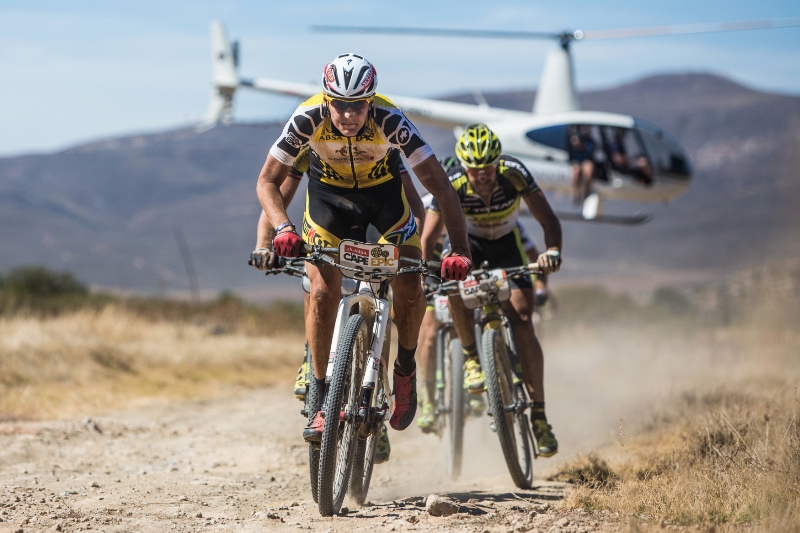 Jaroslav Kulhavý na jihoafrickém závodu Cape Epic. Jaroslav Kulhavý na jihoafrickém závodu Cape Epic.