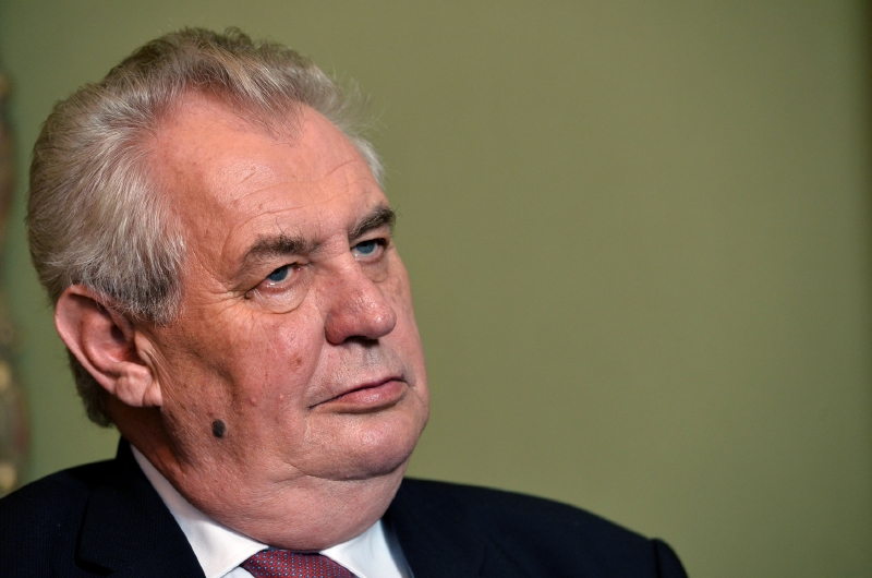 Prezident Miloš Zeman.
