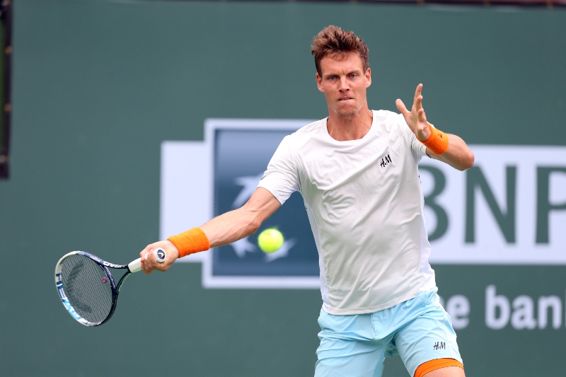 Vyřazený tenista Tomáš Berdych.