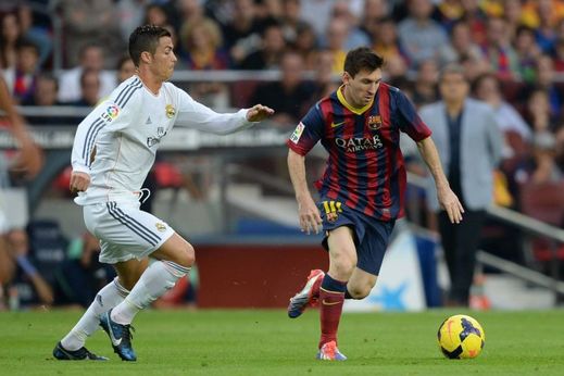 Messi vs. Ronaldo.