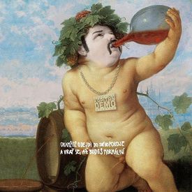 Humor Kapitána Dema se otiskl i do koláže na obalu jeho druhého alba.
