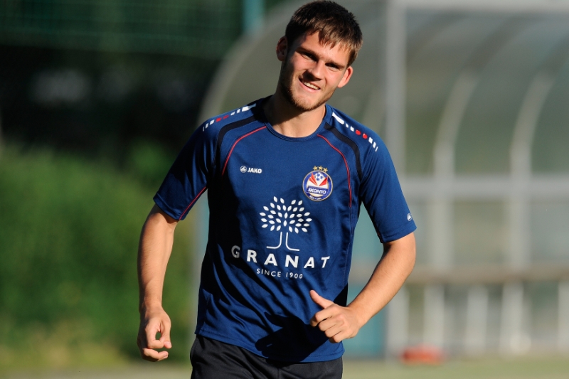 Valerij Šabala, lotyšský reprezentant, nastupuje v dresu Jablonce.