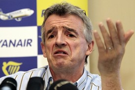 CEO aerolinií Michael O'Leary.