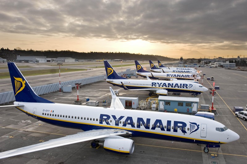 Ryanair zatím pro zaoceánské lety nemá flotilu.