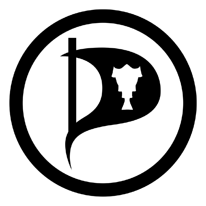 Logo islandské Pirátské strany.