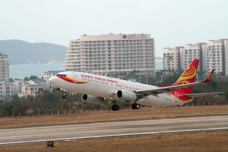 Letadlo společnosti Hainan Airlines.