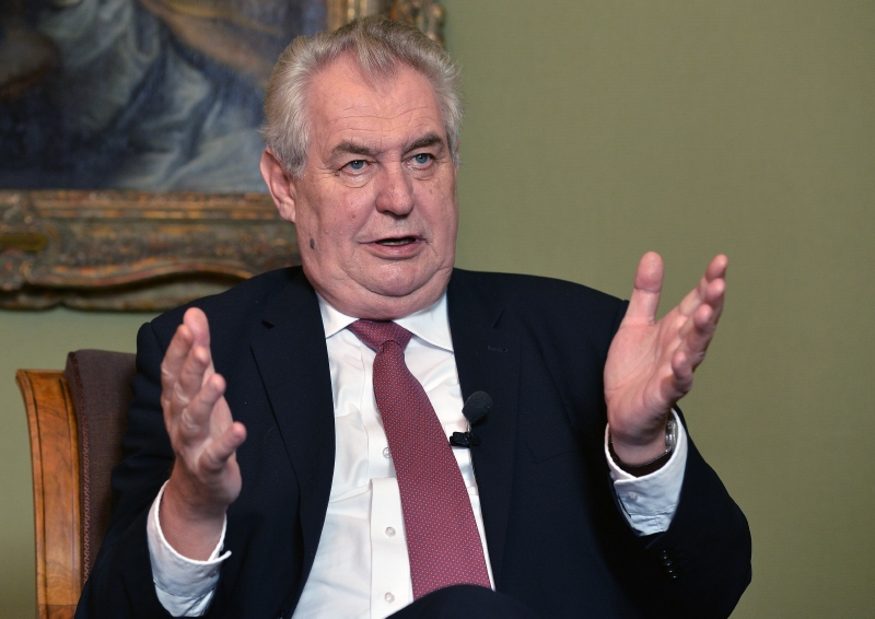 Prezident Miloš Zeman.