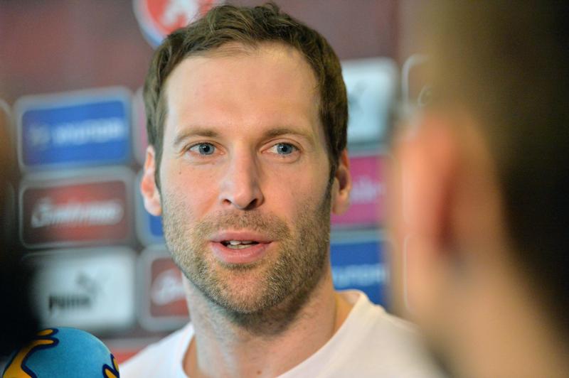 Petr Čech na srazu české reprezentace.