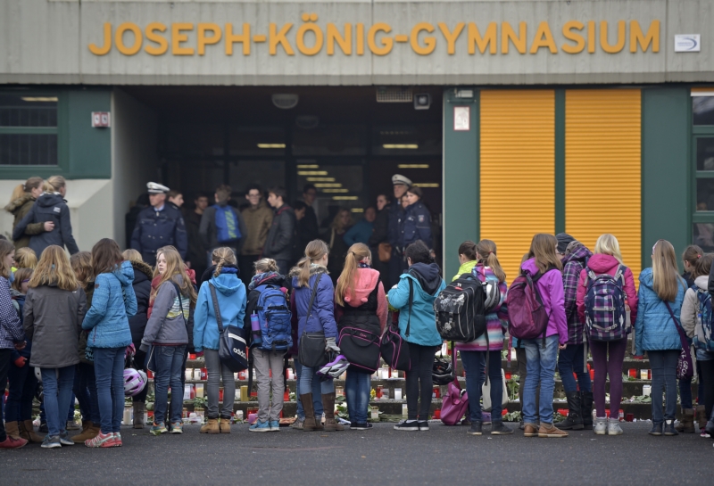 Studenti z bavorského gymnázia z města Haltern am See