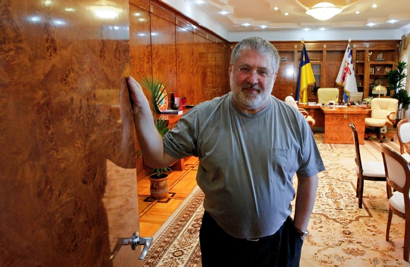 Kolomojskyj ve své pracovně.