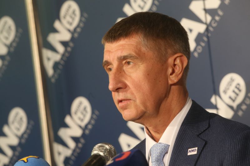 Ministr financí a předseda hnutí ANO Andrej Babiš.
