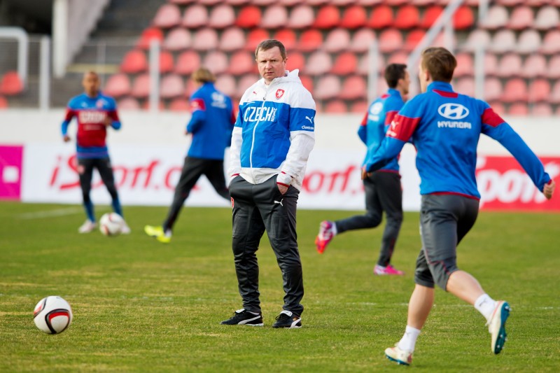 Trenér Pavel Vrba.