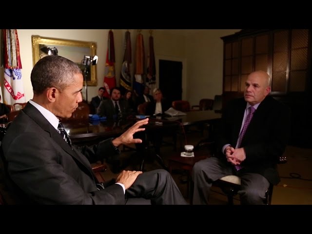 Barack Obama a David Simon.