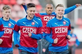 Ladislav Krejčí (vpravo) s Václavem Kadlecem.
