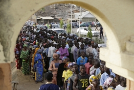 Volby v Nigérii.