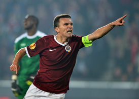 David Lafata dovedl Spartu k mistrovskému titulu.