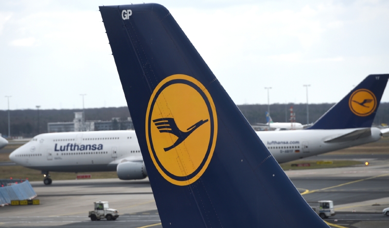 Logo společnosti Lufthansa. Logo společnosti Lufthansa.
