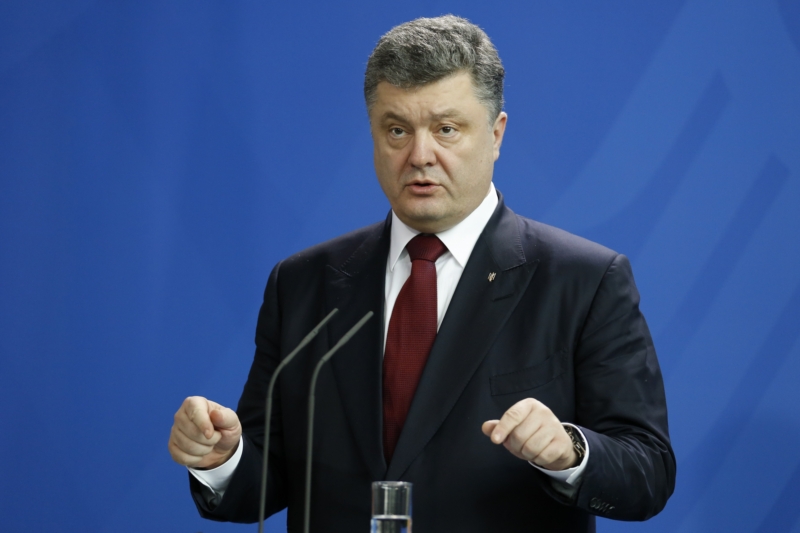 Ukrajinský prezident Petro Porošenko.