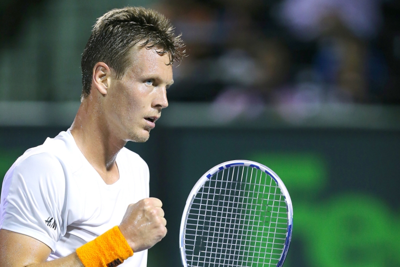 Tomáš Berdych postoupil stejně jako loni do semifinále turnaje série Masters v Miami. Tomáš Berdych postoupil stejně jako loni do semifinále turnaje série Masters v Miami.