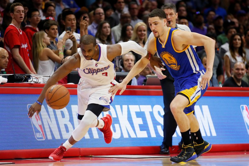 Momentka ze zápasu Golden State s Clippers.