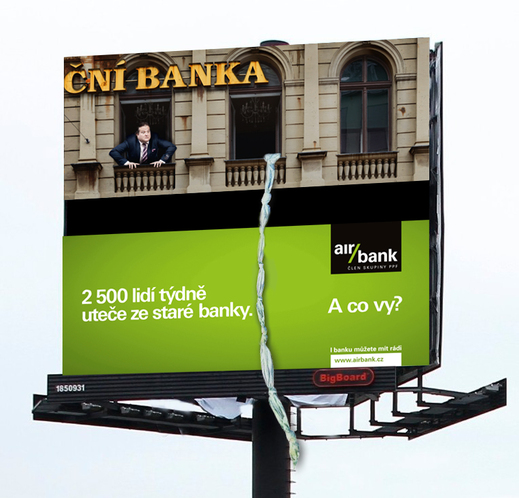 Outdoor Air bank.