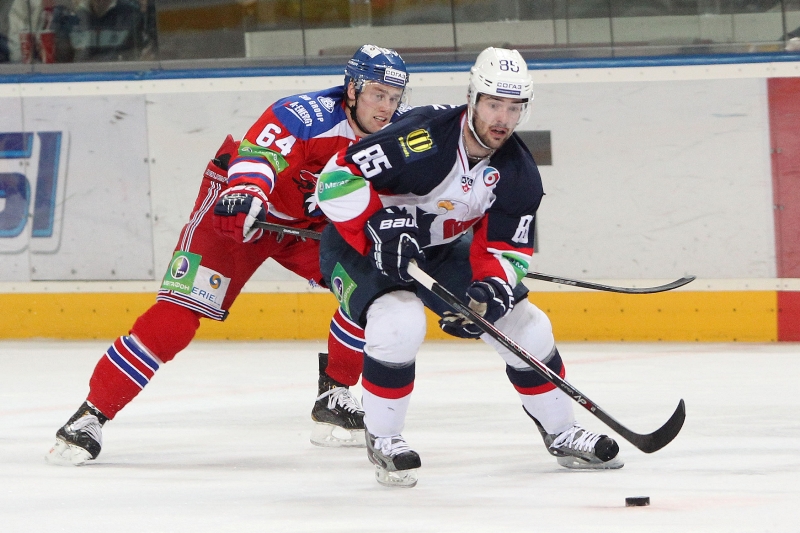 Slovan Bratislava během loňského působení v KHL.