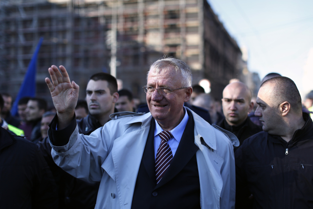 Srbský nacionalista Vojislav Šešelj. Srbský nacionalista Vojislav Šešelj.