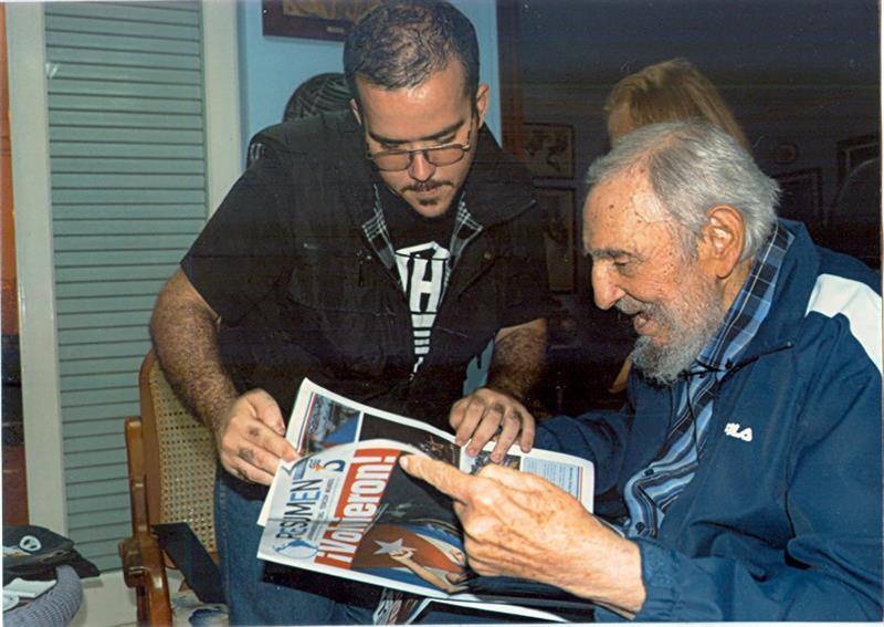 Fidel Castro letos v lednu.