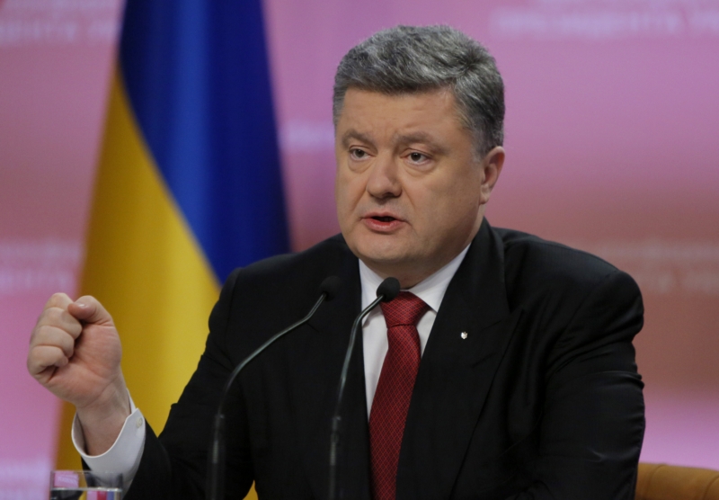Ukrajinský prezident Petro Porošenko.