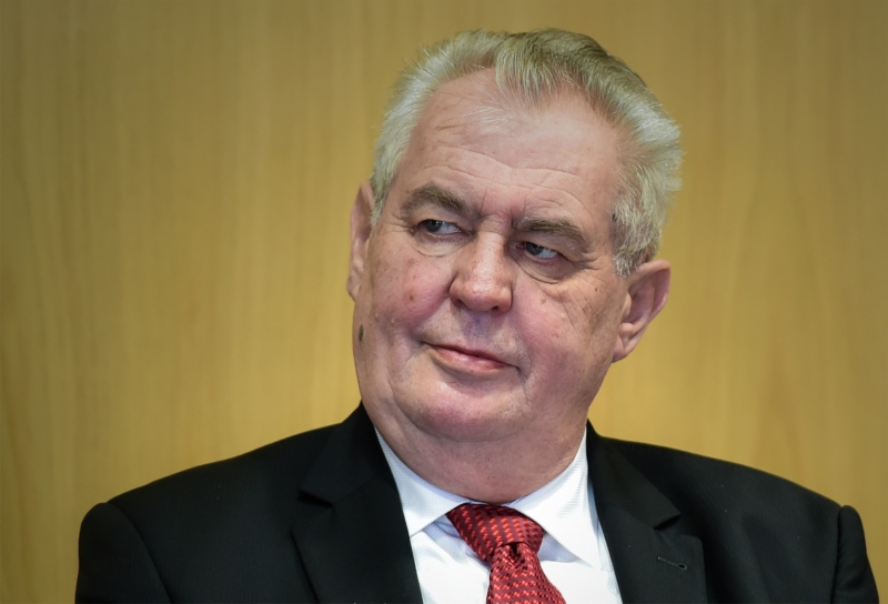 Prezident Miloš Zeman.