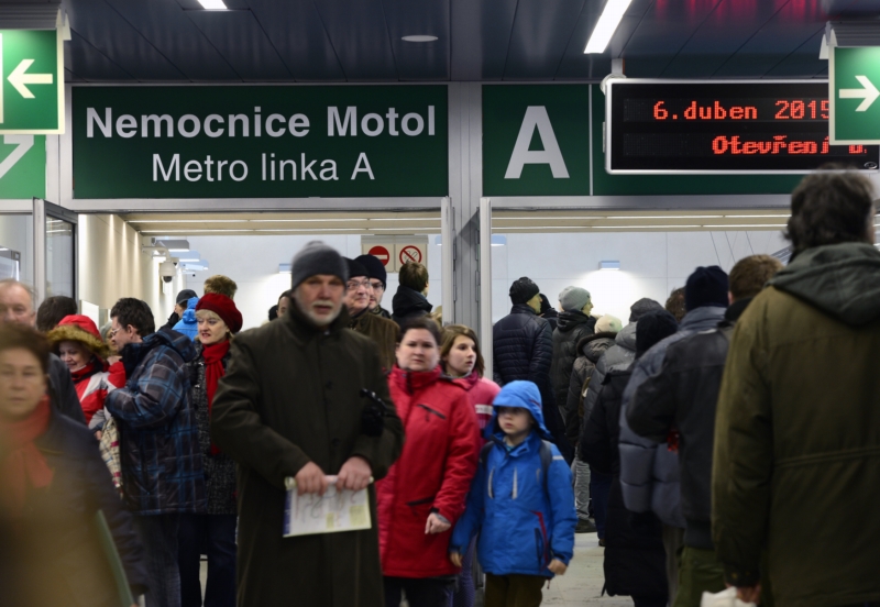 Nová stanice metra A Nemocnice Motol. Nová stanice metra A Nemocnice Motol.