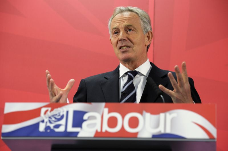 Tony Blair zahájil kampaň na podporu Labouristické strany.