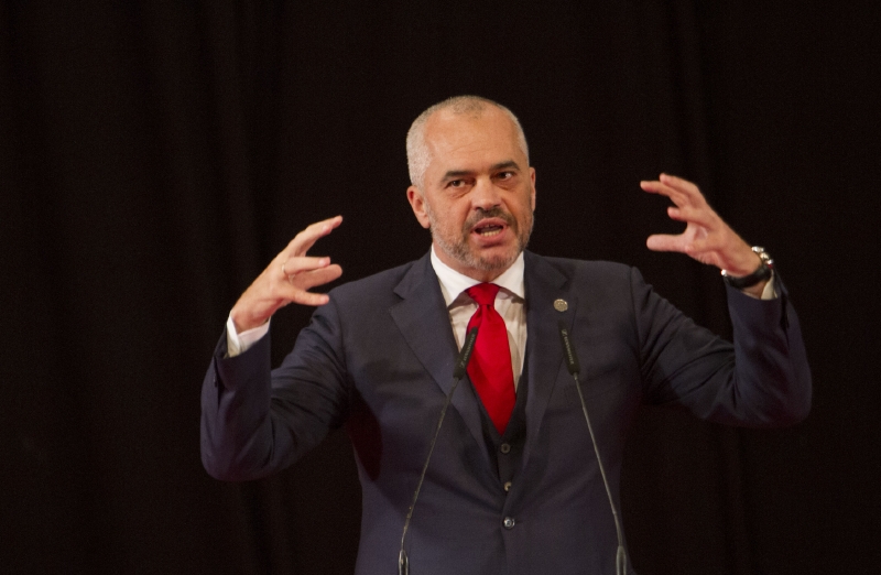 Albánský premiér Edi Rama.