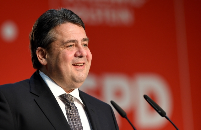 Německý vicekancléř Sigmar Gabriel.