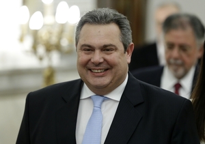 Řecký ministr obrany Panos Kammenos.