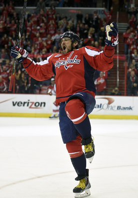 Alex Ovečkin, kapitán Washingtonu Capitals.