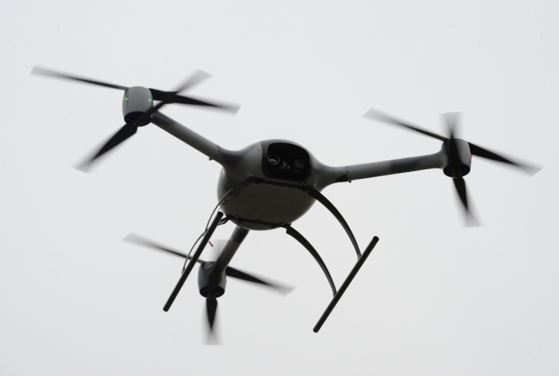 Dron, bezpilotní letoun, který bude v Indii využíván k rozhánění demonstrací (ilustrační foto).