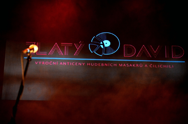 Letošní ročník udělování anticen Zlatý David.