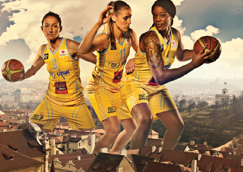 Finále Euroligy basketbalu žen v Praze. 