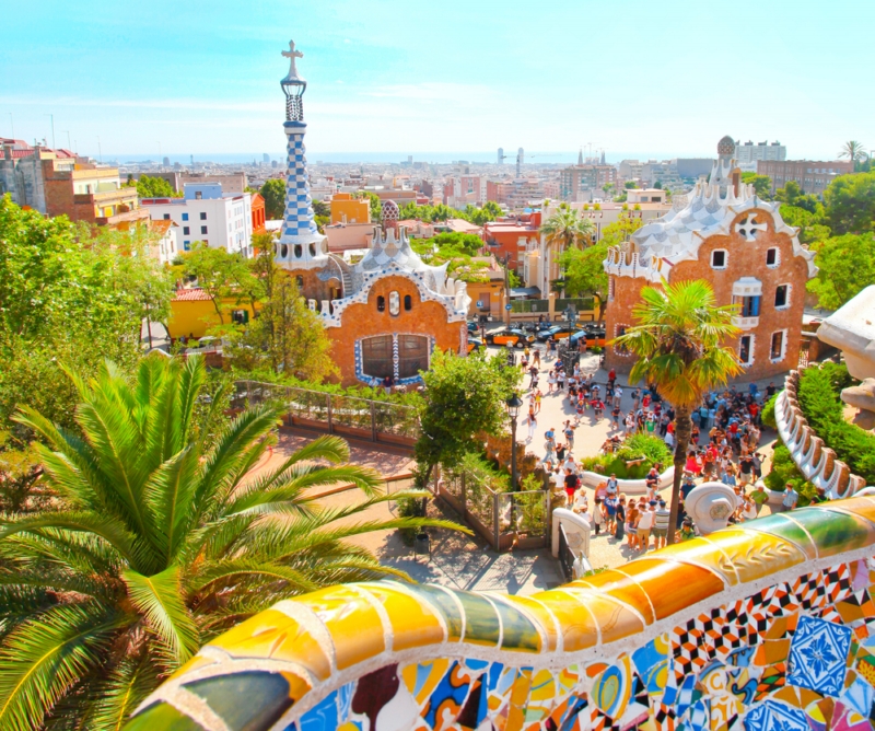 Hlavní město Katalánska Barcelona.