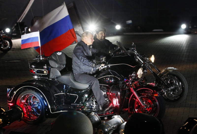 Skupina ruských motorkářů "Noční vlci" se chystají vyrazit na cestu z Moskvy do Berlína (ilustrační foto).