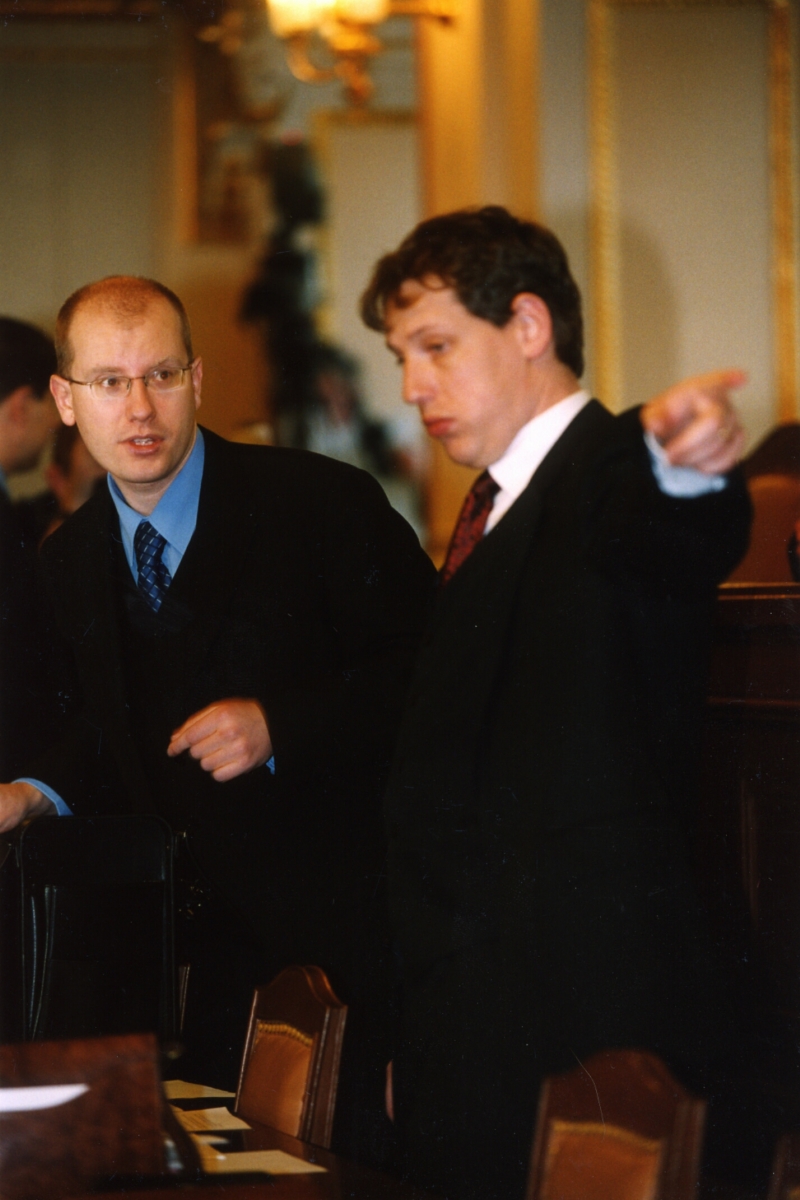 Bohuslav Sobotka a Stanislav Gross (na snímku z roku 2004).