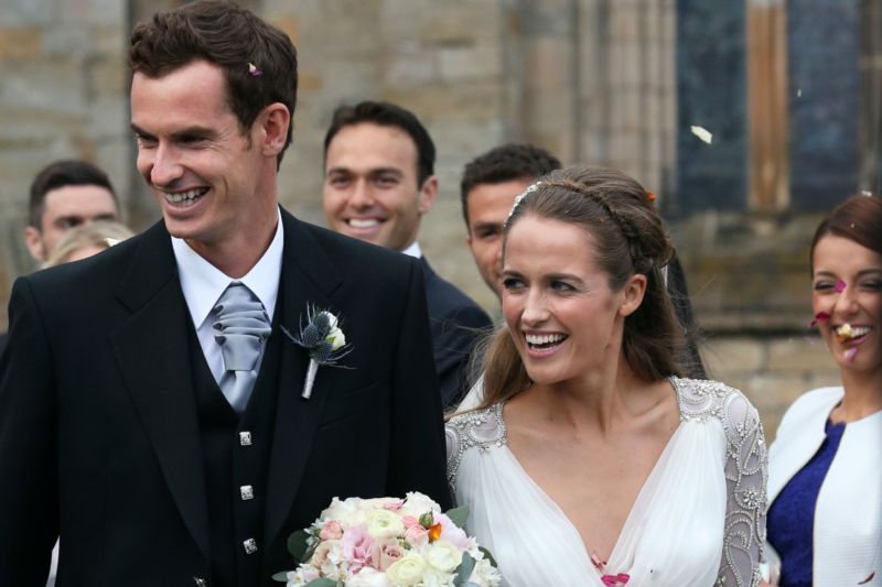 Tenista Andy Murray a jeho vyvolená.