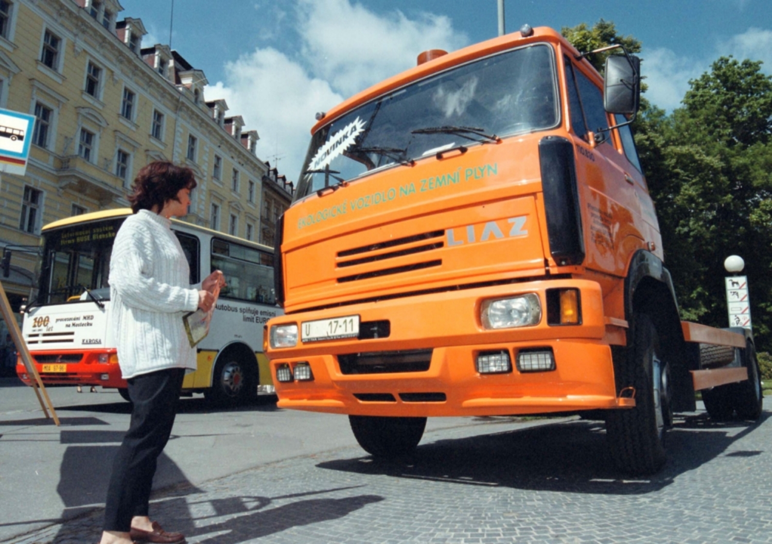 Chlapce srazil nákladní automobil značky Liaz (ilustrační foto).