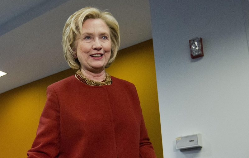 Hillary Clintonová.