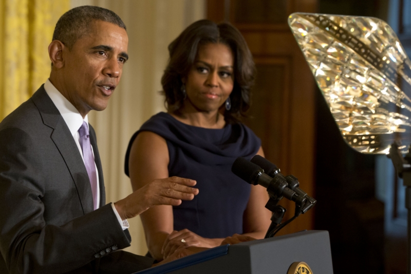 Americký prezident Barack Obama s chotí Michelle. Americký prezident Barack Obama s chotí Michelle.