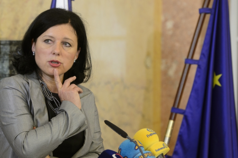 Evropská komisařka Věra Jourová. Evropská komisařka Věra Jourová.