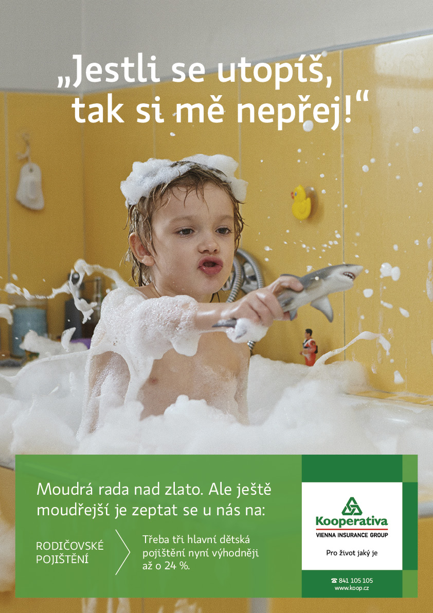 Kampaň pojišťovny Kooperativa.